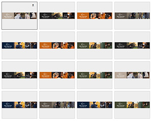 Preview of email signature banner download from Covalliero Trendbook