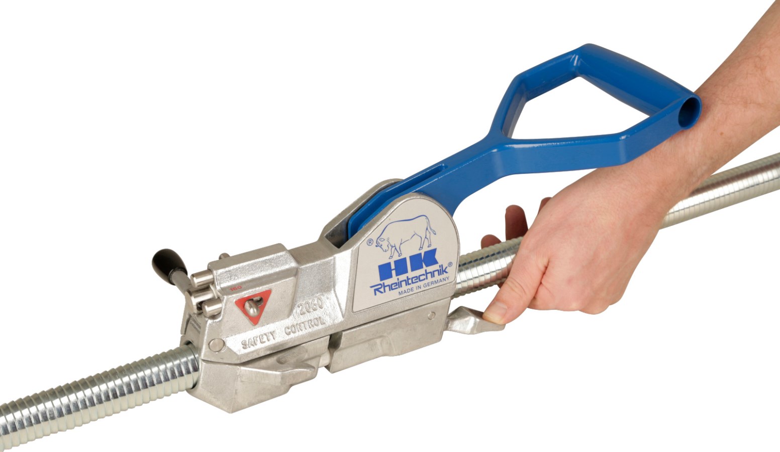 calf puller tension control mechanism