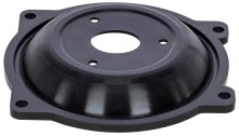 Diaphragm for pumps with black pull rod