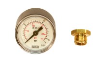 Pressure gage, 1/4", for